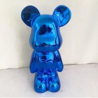 IST-CASA Статуэтка Lucky Bear (Bearbrick) IST-017, 28 см, синий глянцевый