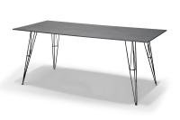 "Руссо" обеденный стол из HPL 184х80см, цвет "серый гранит"