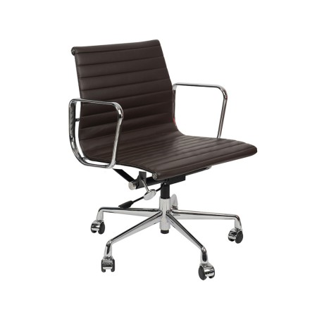 Офисное кресло Eames Style EA 117 Кофейная кожа