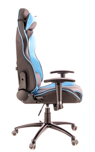 Кресло игровое Lotus S16 Экокожа Голубой