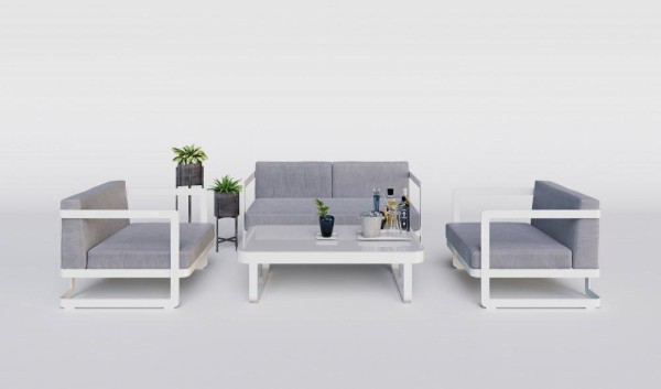Комплект уличной мебели VILLINO Grey Gardenini