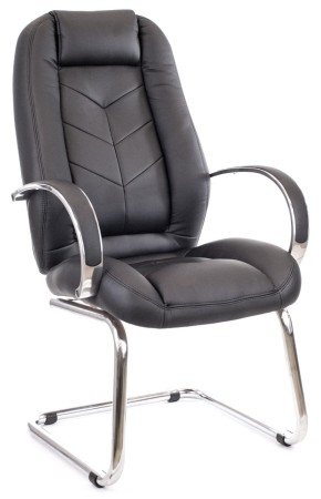Кресло для посетителей Drift Lux CF Экокожа Черный