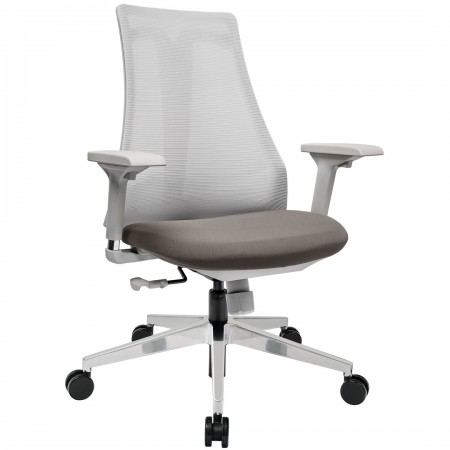 Кресло офисное Air-Chair серый, хром