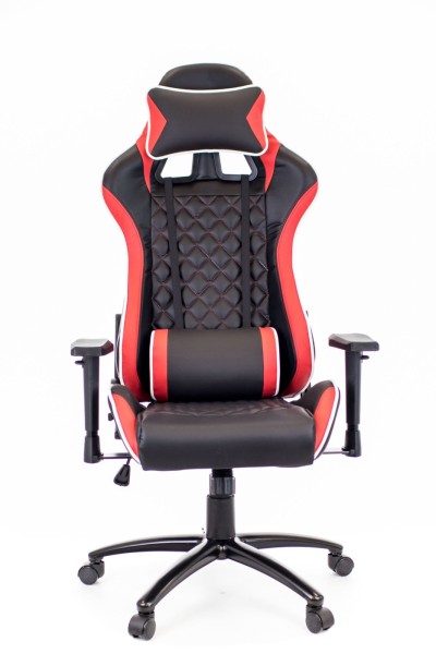 Кресло игровое Lotus S11 Экокожа Красный
