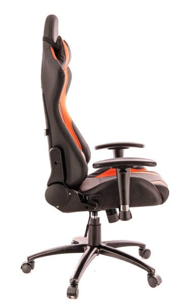 Кресло игровое Lotus S2 Экокожа Оранжевый